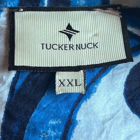 Tucker Nuck TNUCK BEACH Capri Blue Majolica Tile Bondi Coverup Size XXL - Picture 9 of 10